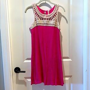 💗 Magenta Crocheted Dress 💗